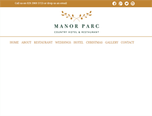 Tablet Screenshot of manorparc.com
